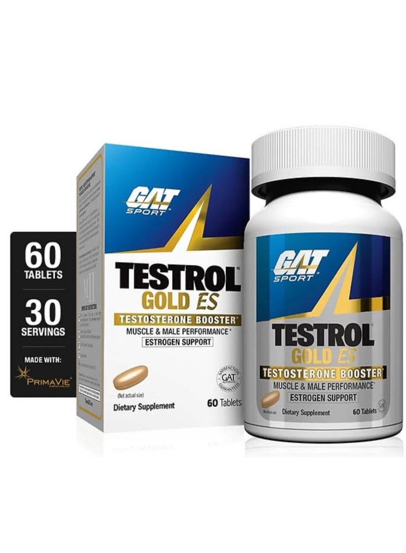 GAT SPORT Testrol Gold ES Testosterone Boster 60 Tablets - Image 1