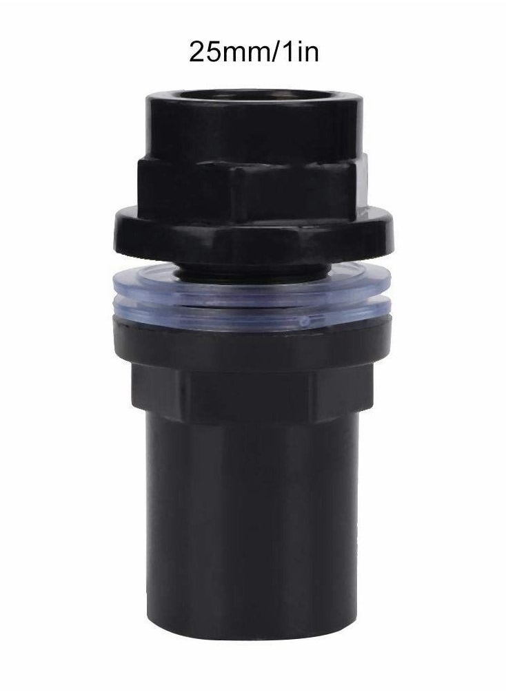 Excefore - Aquarium Pipe Connector, PVC Fish Tank Filter Water Pipe Joint Straight Tube Connector Fish Tank Accessories (25mm) - Image 1