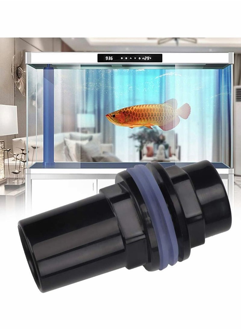 Excefore - Aquarium Pipe Connector, PVC Fish Tank Filter Water Pipe Joint Straight Tube Connector Fish Tank Accessories (25mm) - Image 1