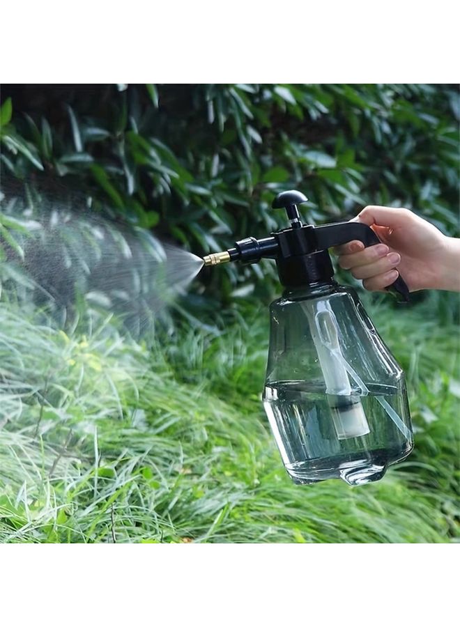 1 Gallon Air Pressure Sprayer Watering Can Grey For Household Garden Potted Plants Adjustable Nozzle Alcohol Disinfection Tool - Image 4