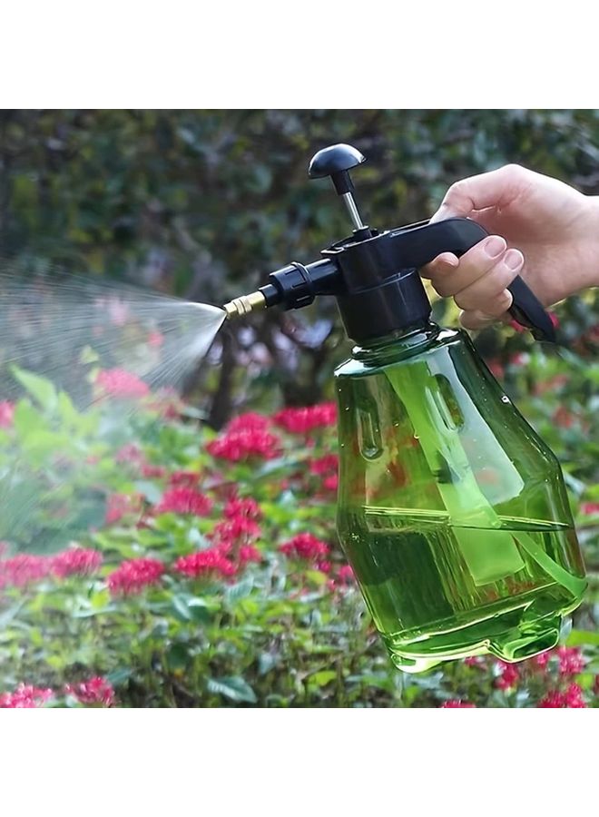 1 Gallon Air Pressure Sprayer Watering Can Grey For Household Garden Potted Plants Adjustable Nozzle Alcohol Disinfection Tool - Image 1
