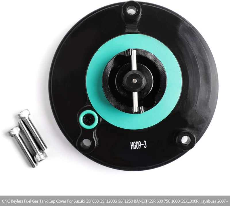 Areyourshop غطاء خزان الوقود بدون مفتاح CNC لدراجة SUZUKI GSXR 600/750/1000 GSR 600/750 03-18، يرجى التحقق من الوصف لنماذج التركيب الدقيقة - Image 4