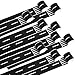 Haconba 10 Rolls 164 Feet Road Tape Black Road Tapes for Kids Toy Car Track Racing Party Decoration Style Set 2 - Image 2