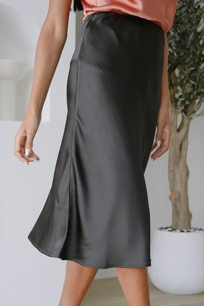 NOMAD Satin Slip Skirt