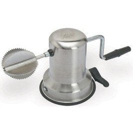 Anjali CO02 Sleekmate Stainless Steel Vacuum Base Coconut Scrapper Silver - Image 1