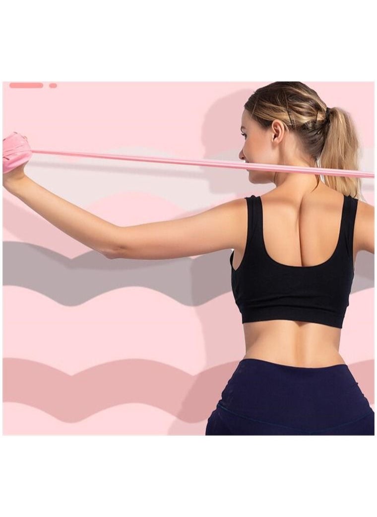 DUNISO 5-Piece Resistance Bands Elastic Exercise Bands Set Physical Therapy Tension Band Recovery Band Workout Strength Training Bands for Yoga Pilates Rehab Fitness Strength Training  - Image 4