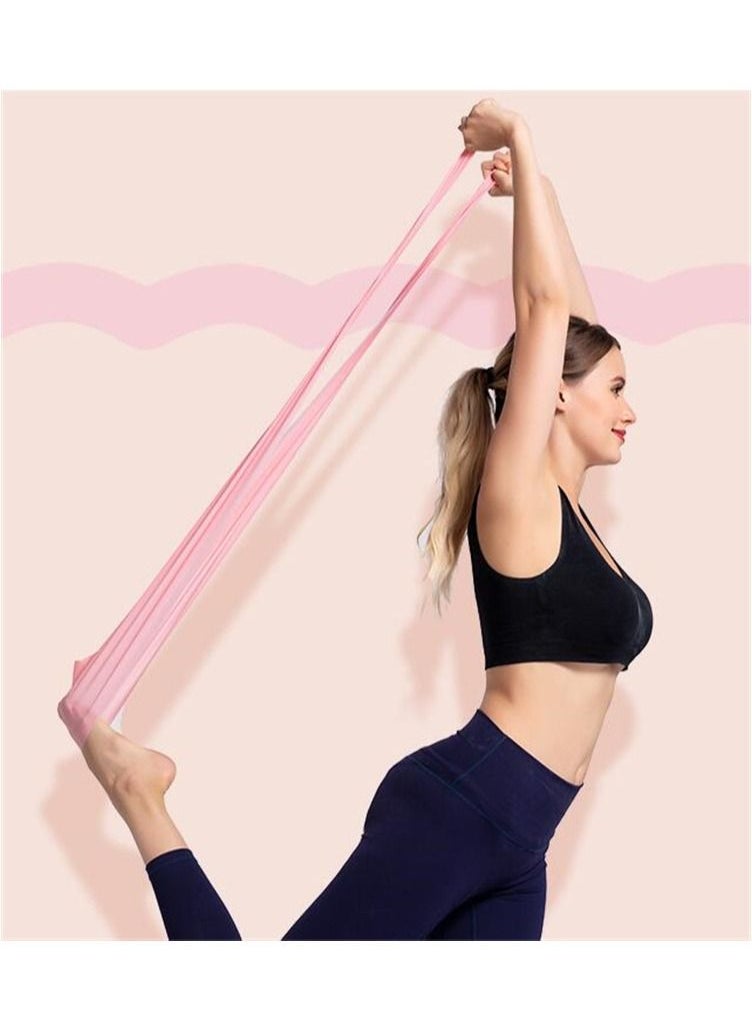 DUNISO 5-Piece Resistance Bands Elastic Exercise Bands Set Physical Therapy Tension Band Recovery Band Workout Strength Training Bands for Yoga Pilates Rehab Fitness Strength Training  - Image 3