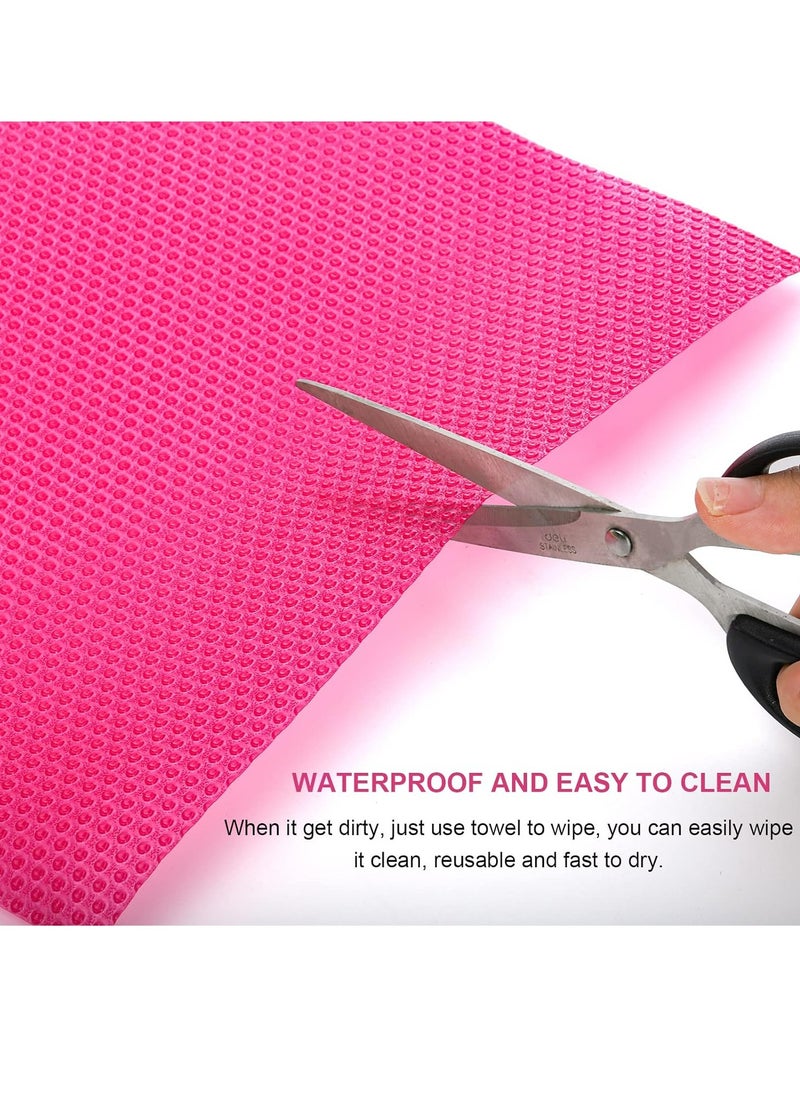 MODERN HOME - 4 Pieces Refrigerator Liners for Shelves, Washable Refrigerator Mats, Kitchen Cover Pads for Shelves, Cupboard, Freezer, Table Mat And Cabinet - Image 1