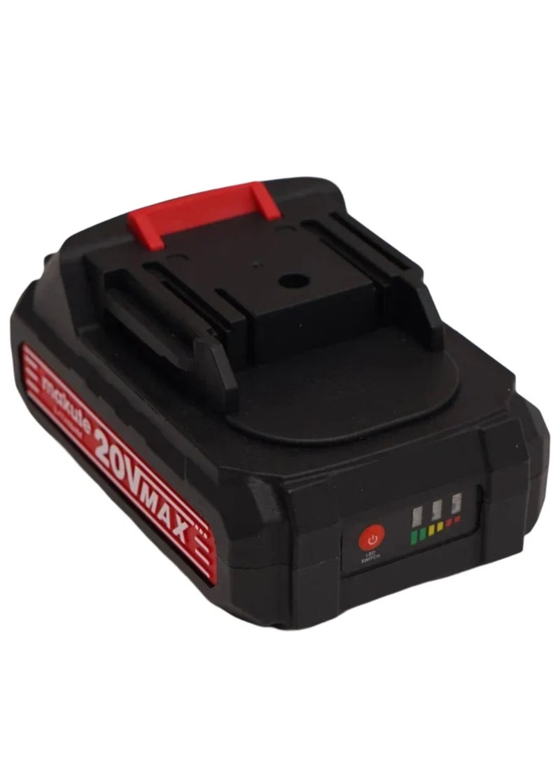 makute 20V Lithium-Ion Battery, 2.0Ah Rechargeable Slider Battery for Power Tools, Compact & Lightweight, Overcurrent & Overheating Protection, Durable Replacement Battery for Cordless Tools, 5420-15C  - Image 2