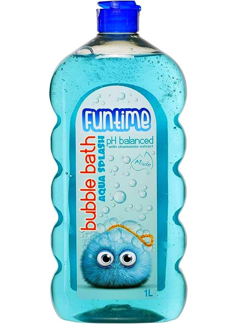 وقت مرح فن تايم بابل باث أكوا سبلاش للأطفال الأزرق 1 لتر - Image 1