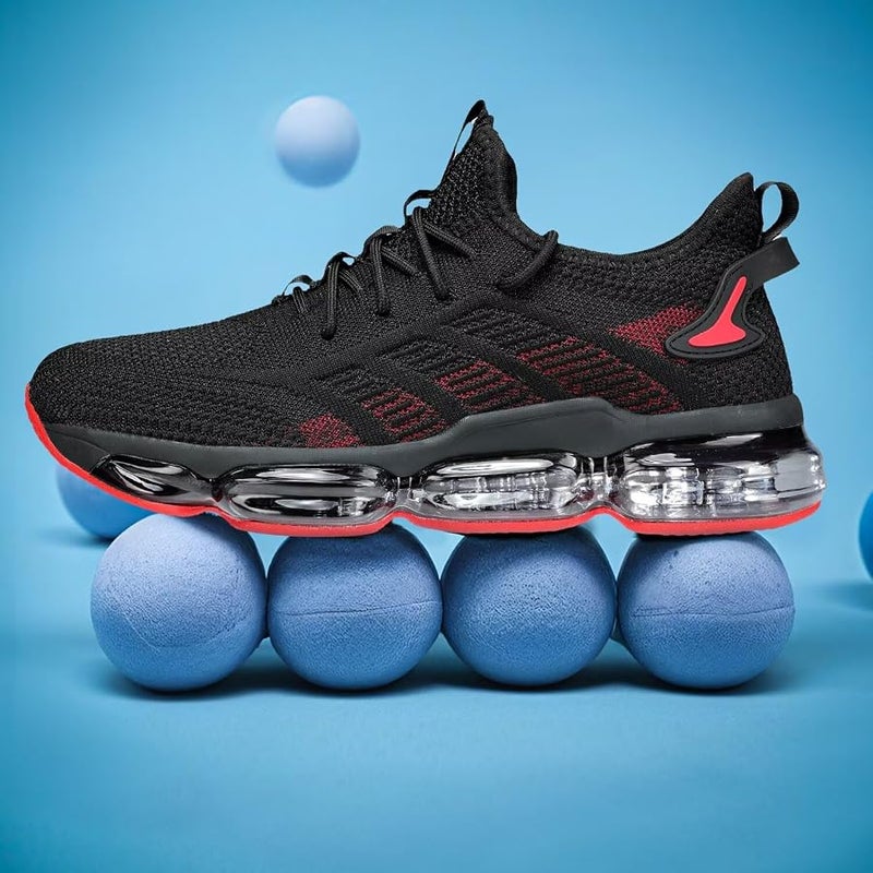 Luogoks Men's Walking Shoes Lightweight Casual Working Jogging Outdoor Shoe Fashion Sports Athletic Shoes - Image 2