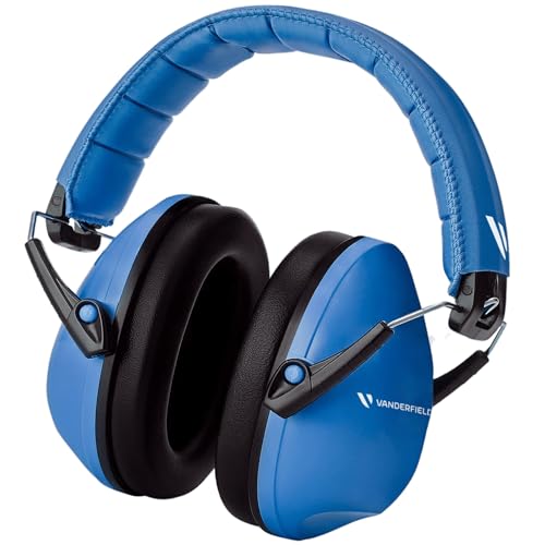VANDERFIELDS Noise Cancelling Headphones for Kids, Age 3-16, Certified 27dB Noise Reduction, Sound Cancelling Safety Ear Muffs, Adjustable Size, Kids Ear Protection Events, Concerts, Fireworks, Autism - Image 1