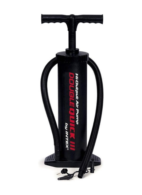 Intex Double Quick III Hi-Output Hand Air Pump, Black