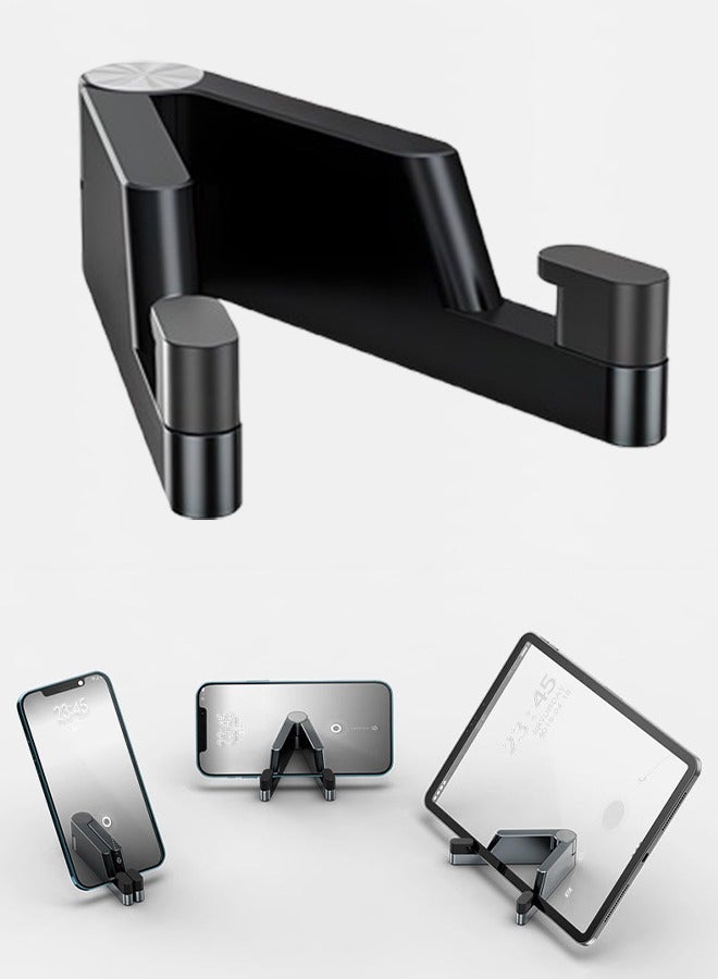 Foldable Mobile Phone Stand Aluminum Alloy Tablet Holder Mini Mobile Mount Pocket Size High Hardness Ergonomics Office Accessories Compatible With Mobile Phones ipd Tablet - Image 1