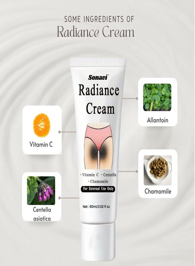 Sonavi Radiance Cream | 2X Spot Reduction | Pro-Peptide Radiance Cream | for Men & Women | 60g (Pack - 3) - Image 2