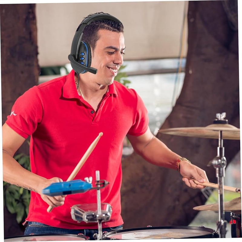 Gaming Headset with Noise Cancelling Microphone Comfortable Over Ear Headphones for PC Laptop - Image 1