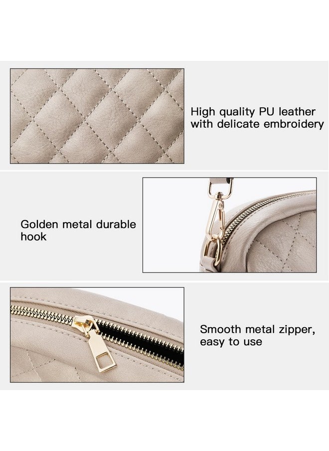 Telena Quilted Crossbody Bag Small Crossbody Purse For Women Trendy Leather Lightweight Shoulder Handbags  - Image 5