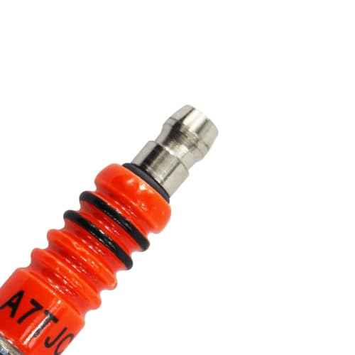 PRO BAT 8 قطع شمعة احتراق سكوتر GY6 50cc 150cc، PRO BAT، أداء عالي 3 أقطاب A7TC A7TJC لسكوترات GY6 50-125cc، برتقالي - Image 3