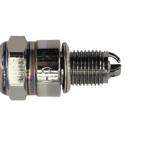 PRO BAT 8 قطع شمعة احتراق سكوتر GY6 50cc 150cc، PRO BAT، أداء عالي 3 أقطاب A7TC A7TJC لسكوترات GY6 50-125cc، برتقالي - Image 4