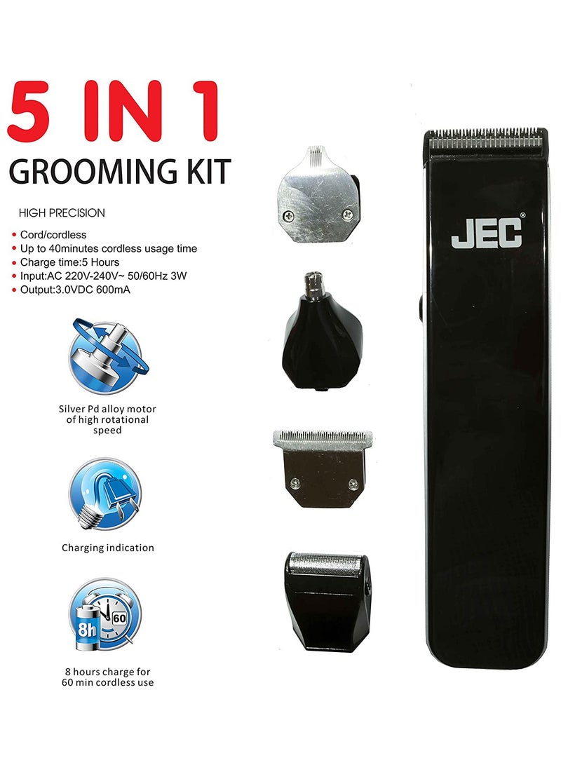 JEC Multigroom 5in1 Rechargeable Grooming Kit - Image 2