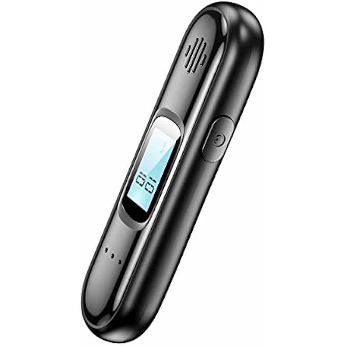 rayihni Breathalyser with Digital LCD Display, Rechargeable Alcohol Tester, Police Accurate, No Blow Tube Required, Portable Sensor, Breath Alcohol Tester for Personal and Professional Use - Image 2