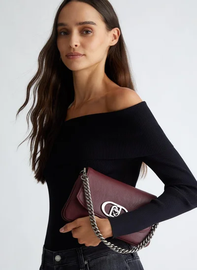 Liu Jo Burgundy shoulder bag