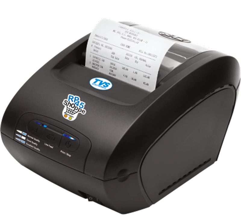 TVS ELECTRONICS RP-45 Shoppe POS Dot Matrix Printer | Faster Printing Speed | 4-in 1 Connectivity | Compact & User-Friendly - Image 1