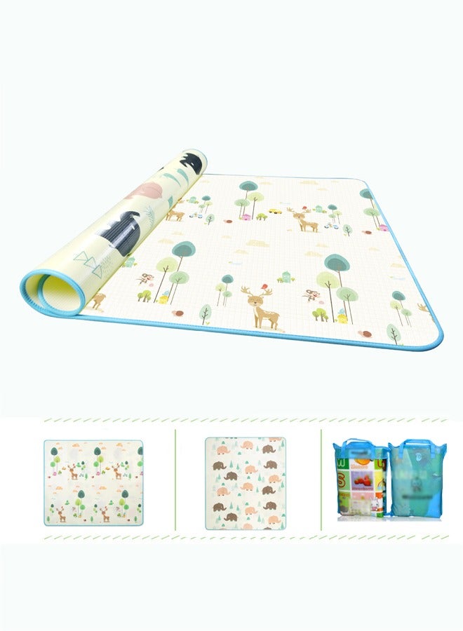 XIANGYU 1-Piece Double Sided 200X180X1cm Play Mat Baby Rugs Living Room Kids Children's Carpet - Image 1
