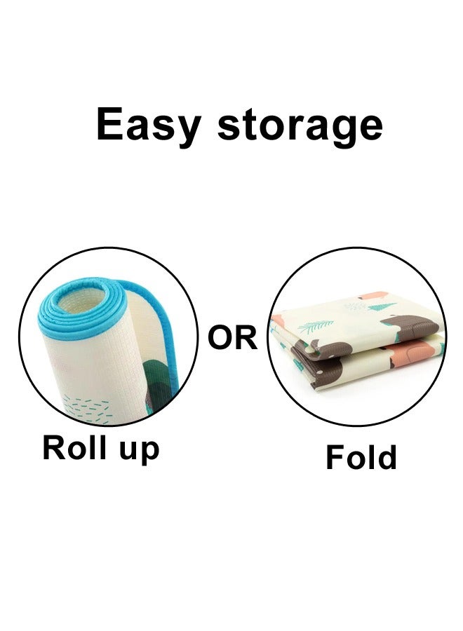 XIANGYU 1-Piece Double Sided 200X180X1cm Play Mat Baby Rugs Living Room Kids Children's Carpet - Image 5