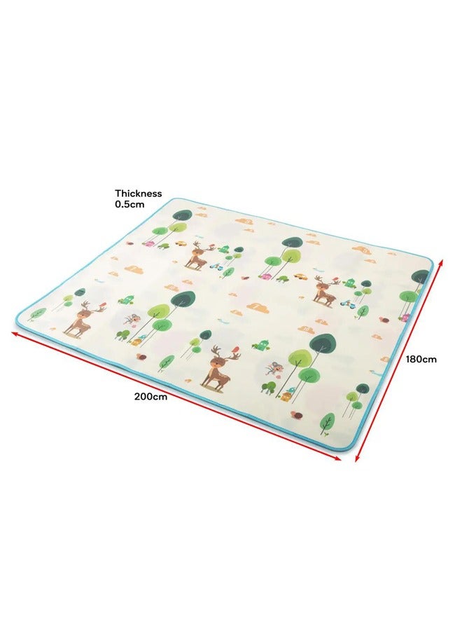 XIANGYU 1-Piece Double Sided 200X180X1cm Play Mat Baby Rugs Living Room Kids Children's Carpet - Image 2