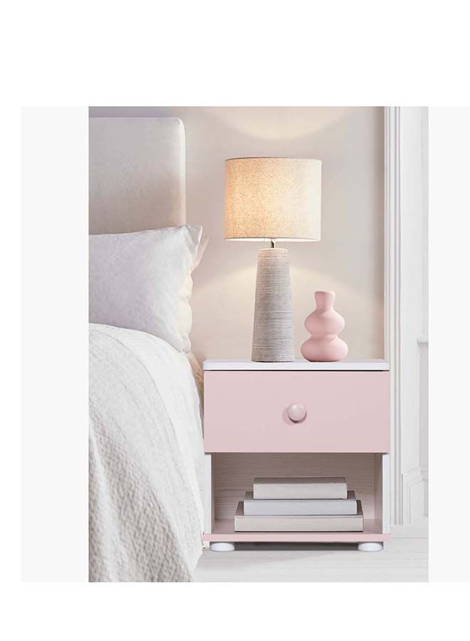 Home Box Anna 1-Drawer Nightstand 40x40x40 cm  - Image 1