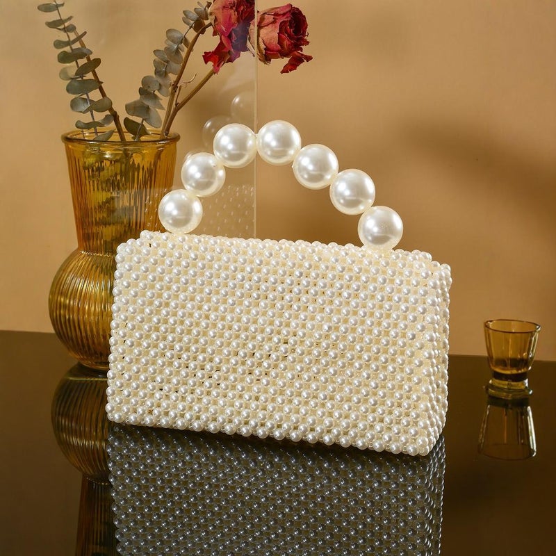 Women's Beaded Crossbody Bag - Image 3