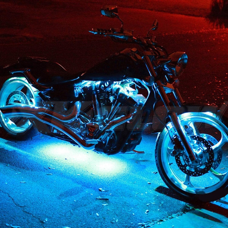 XKGLOW Light Blue 8 Pod 2 Strip LED Kit - Image 1
