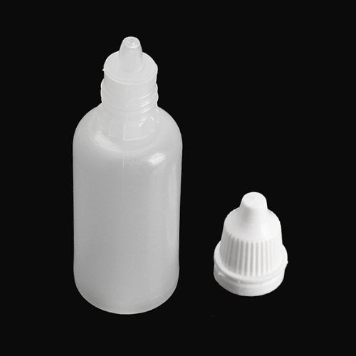 DIY Crafts 25ML Dropper Bottles 50 Pcs Clear White Plastic Empty Squeezable Dropper Bottles Eye Li25ML Dropper Bottles - Image 5