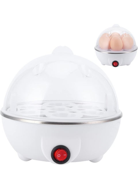 Electric Egg Cooker – 7-Egg Capacity, Auto-Off Function, Easy-to-Clean Rapid Egg Boiler for Hard, Medium, Soft Boiled u0026 Poached Eggs, Perfect for Kitchen