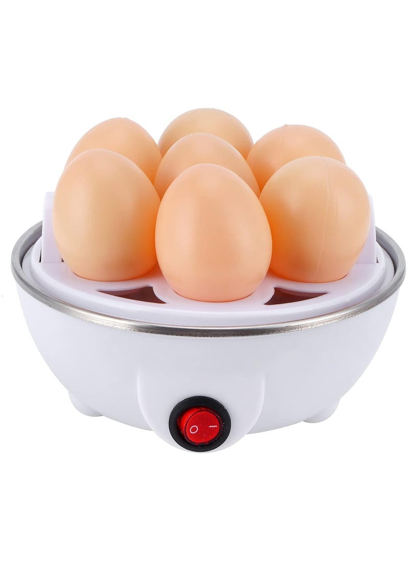Electric Egg Cooker – 7-Egg Capacity, Auto-Off Function, Easy-to-Clean Rapid Egg Boiler for Hard, Medium, Soft Boiled u0026 Poached Eggs, Perfect for Kitchen