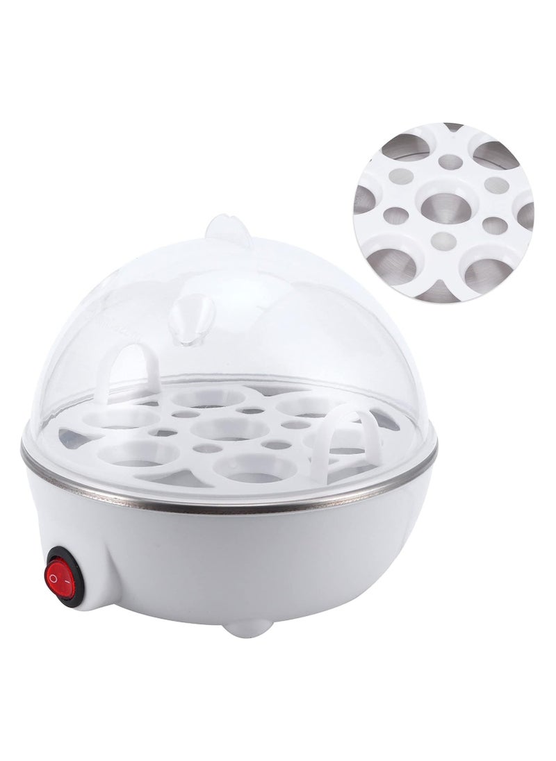Electric Egg Cooker – 7-Egg Capacity, Auto-Off Function, Easy-to-Clean Rapid Egg Boiler for Hard, Medium, Soft Boiled u0026 Poached Eggs, Perfect for Kitchen