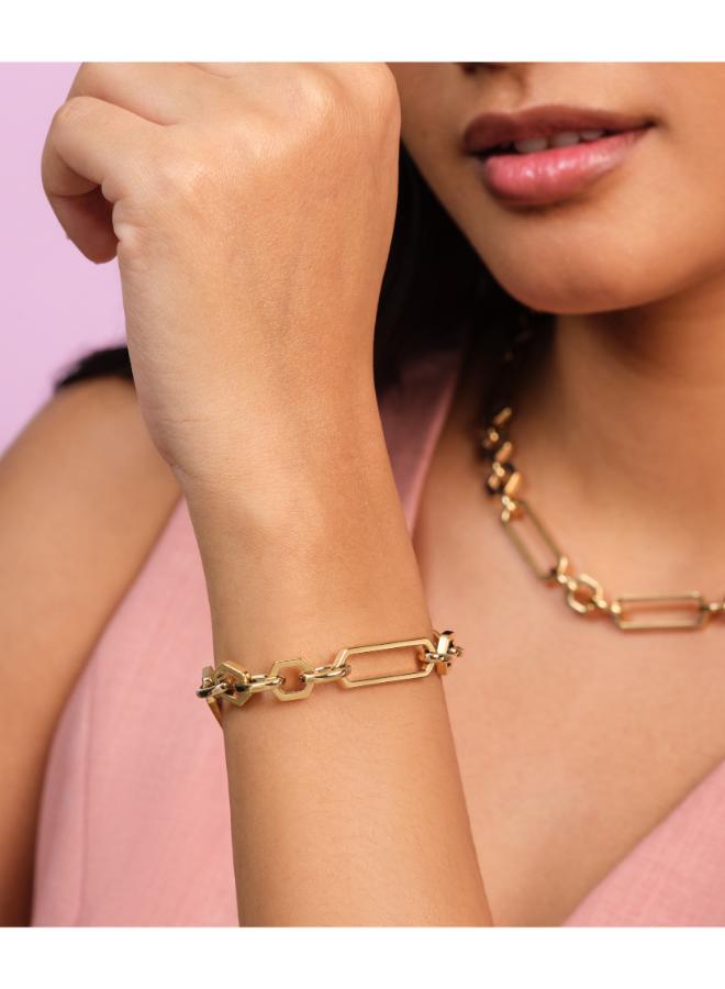 OLIVIA BURTON Ob Signature Petite Honeycomb Hand Chain  - Image 3