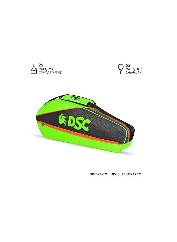 DSC Badminton kit Bag |Compartment : One| Capacity : 6 Racquets - Image 1
