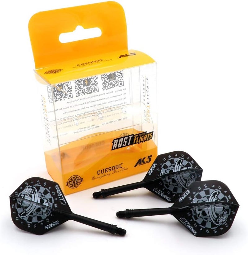 CUESOUL Jazz-Metal ROST Integrated Dart Shaft and Flights Standard Shape,Set of 3 pcs - Image 2