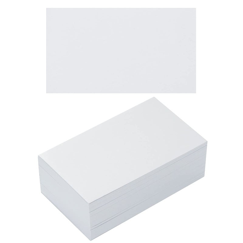 100 Pack Thick Paper Cardstock Blank Heavy Cards Stock for Invitations Greeting Cards Making Postcards Photos 250GSM Thick Paper White 2x35 inches