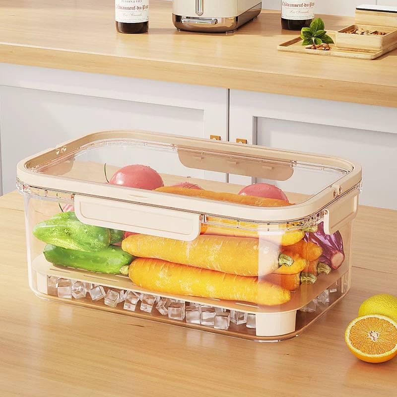 Mepal Multi bowl Cirqula rectangular 2000 ml / 68 oz - Nordic pine