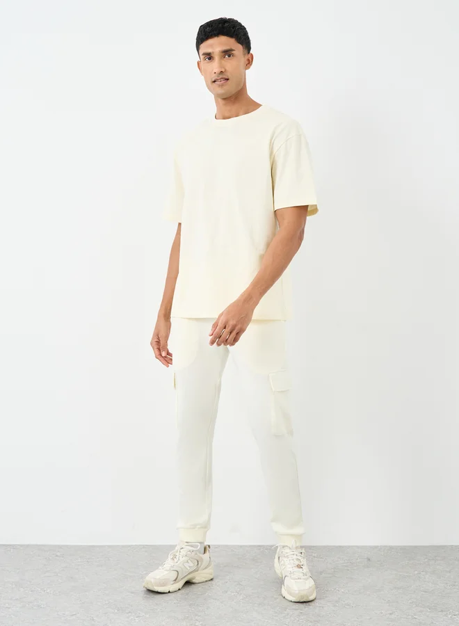 Styli Styli Men Oversized Botanical Graphic Print T-Shirt