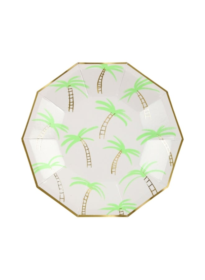 Meri Meri Palm Trees Plates Small