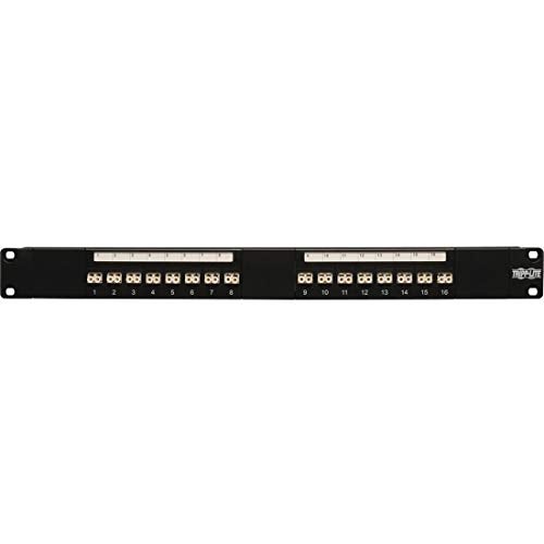 Tripp Lite لوحة توصيل الألياف الضوئية Tripp Lite Square D N490-016-LCLC، 1U، LC/LC - 16 منفذ، أسود - Image 1