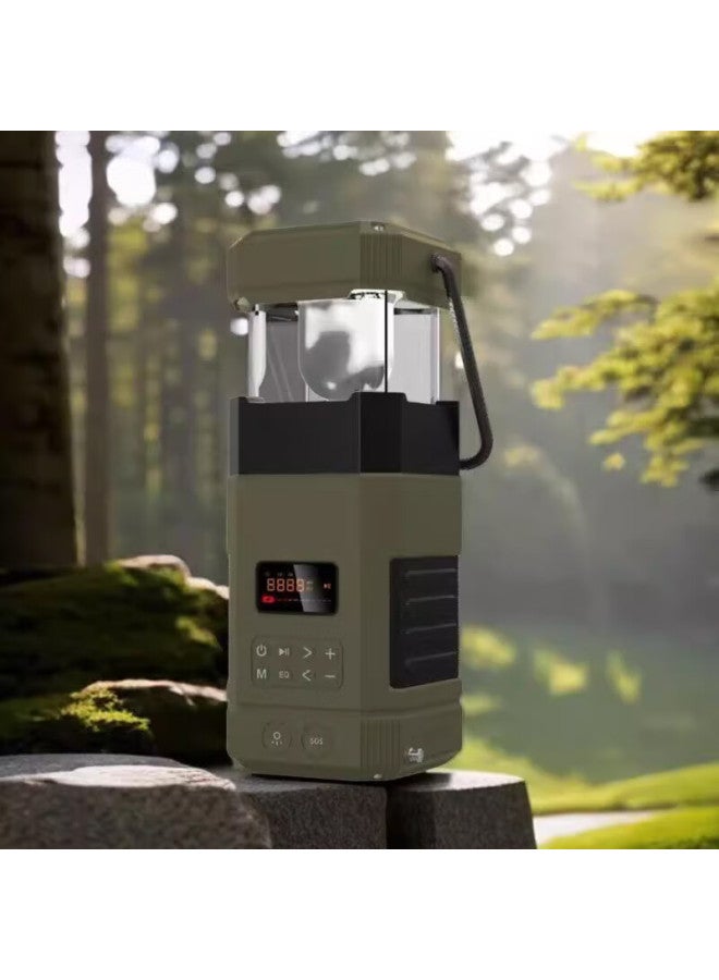 Shenyu Hand-crank Radio Flashlight Multi-functional Outdoor Camping Lamp High-end Emergency Rechargeable Wireless Bluetooth Speaker - Image 1