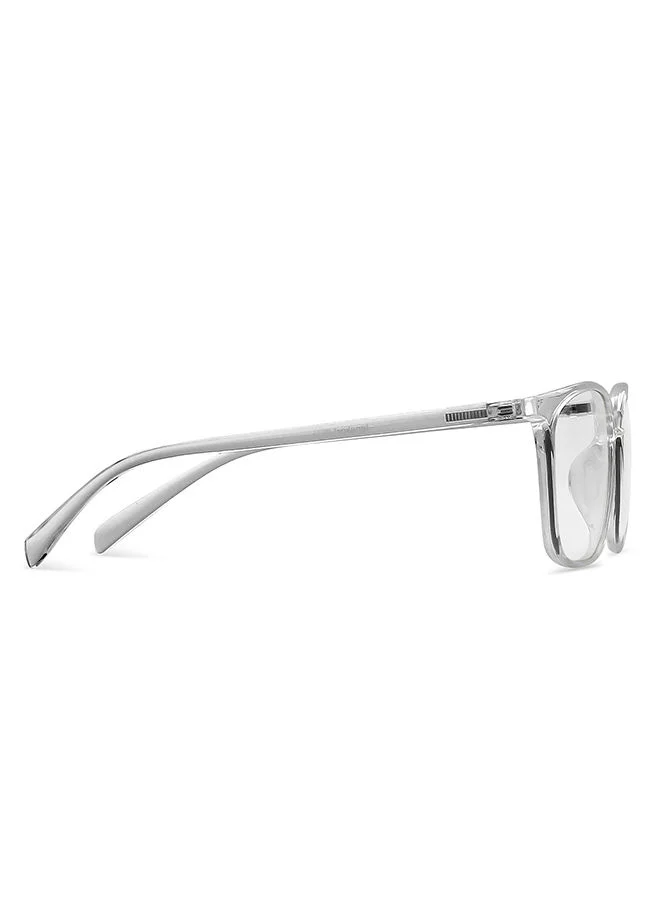 Lenskart Blu Zero Power Full Rim Bluecut & Antiglare Square Shape Computer Eyeglasses LB E13526 - 51mm - Transparent