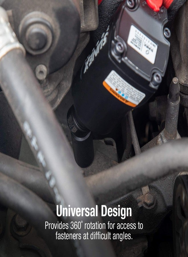 SUNEX TOOLS 3660 3/8-Inch Drive Deep Metric Universal Socket Impact Set, 10-Piece - Image 5