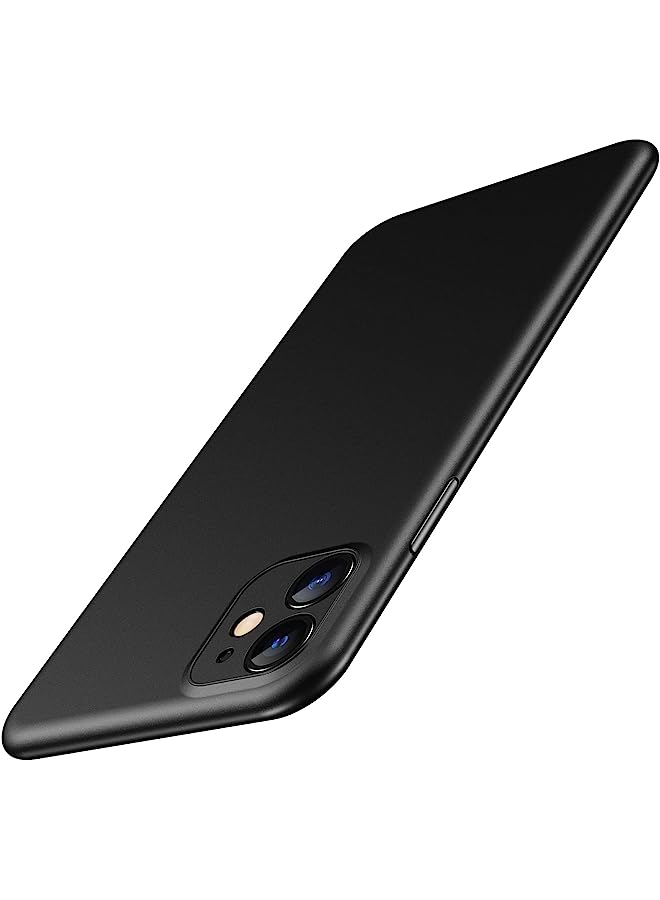 جي تيك حالة غير لامعة لـ iPhone 12 Pro Max 6.7 بوصة ، حماية من الدرجة العسكرية المقاومة للصدمات ، وغطاء الهاتف الشفاف المتجمد ، ومكافحة الأصناف (أسود) - Image 1