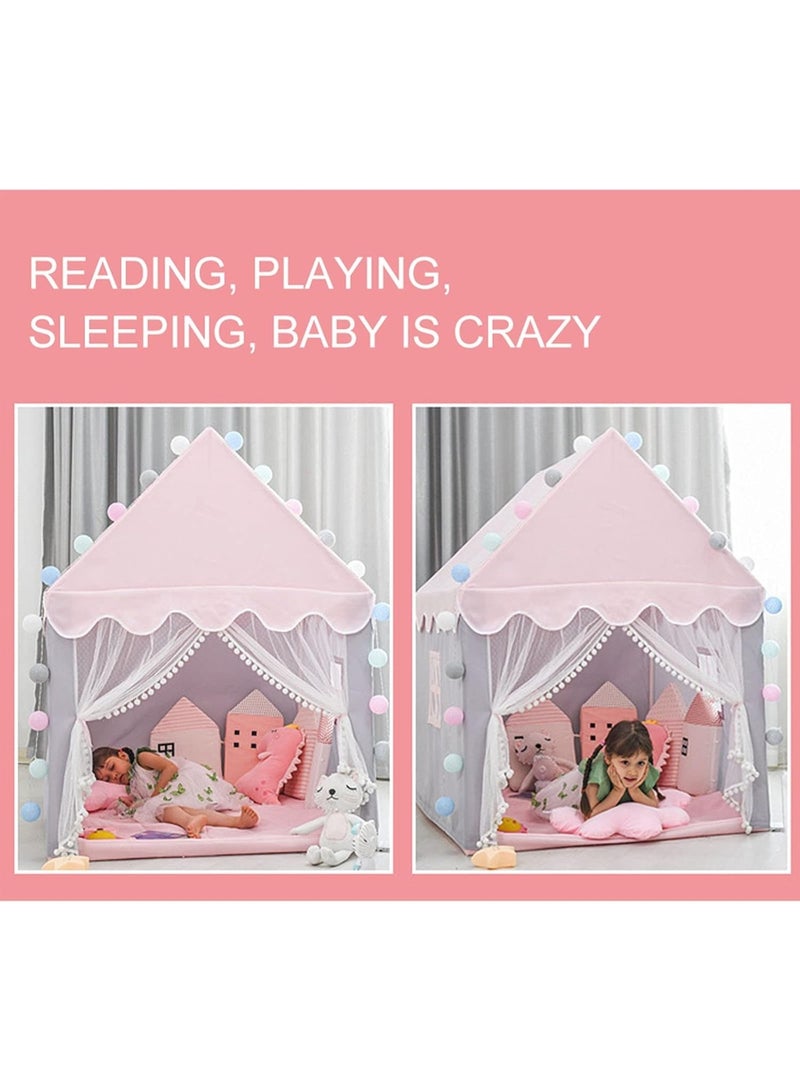 والالا خيمة أطفال، خيمة لعب بيت لعب للأطفال خيمة قلعة الأميرة ألعاب هدية للبنات بيت لعب للأطفال الصغار في الأماكن المغلقة والمفتوحة (خيمة فقط) - Image 5